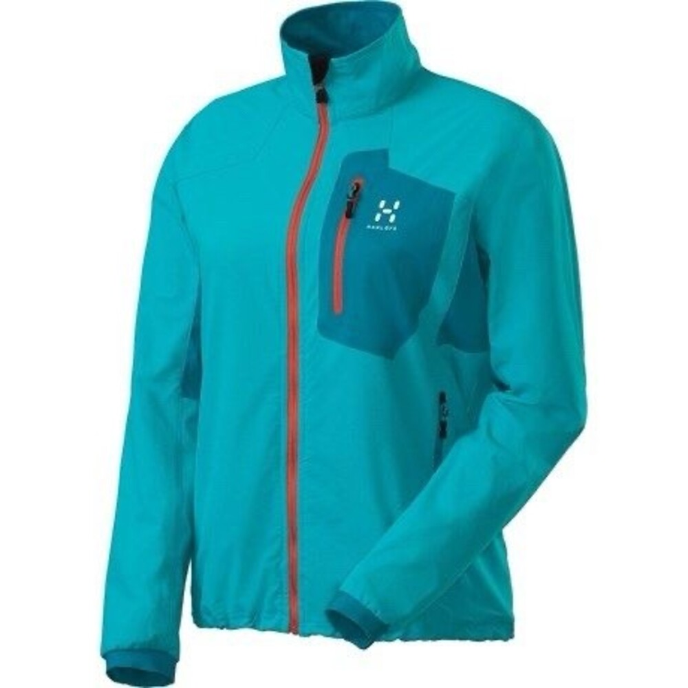Haglofs Teal Scandinavian Gorpcore Performance Lizard Q Outdoor Jacket US L